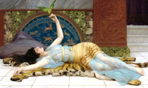 Dolce Far Niente Oil painting by John William Godward