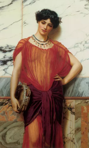 Drusilla by John William Godward - Oil Painting Reproduction