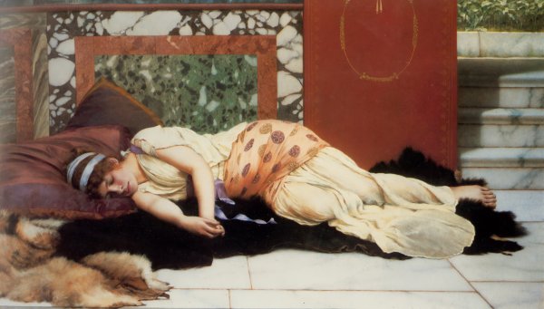 Endymion by John William Godward - Hand-Painted Oil Painting Reproduction