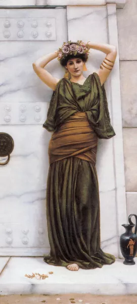 Ianthe by John William Godward - Oil Painting Reproduction