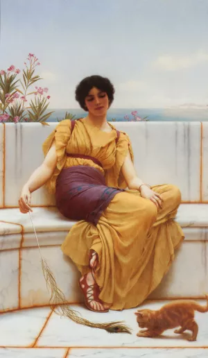 Idleness by John William Godward Oil Painting