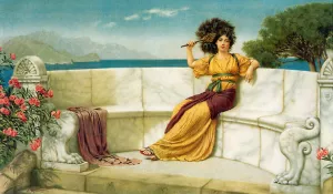 In the Prime of the Summer Time by John William Godward Oil Painting