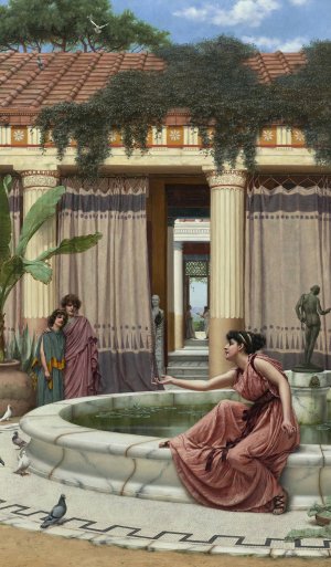 Innocent Amusements by John William Godward Oil Painting