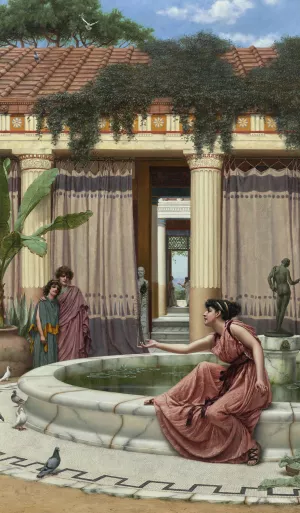 Innocent Amusements by John William Godward Oil Painting