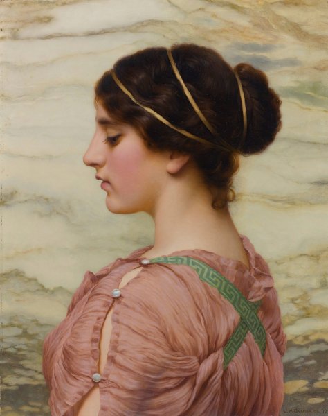 Marcella  by John William Godward - Hand-Painted Oil Painting Reproduction