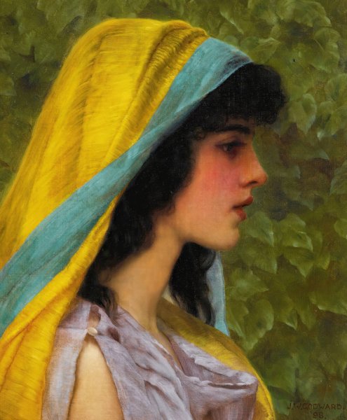 Melissa  by John William Godward - Hand-Painted Oil Painting Reproduction