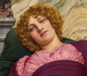 Myrhinna by John William Godward Oil Painting