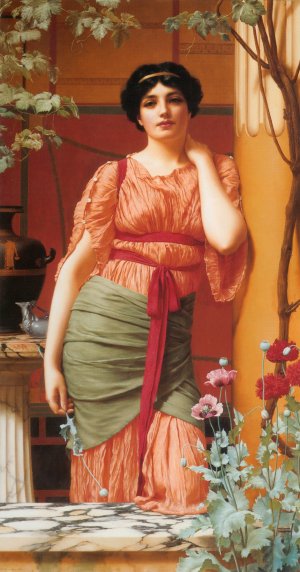 Nerissa by John William Godward Oil Painting