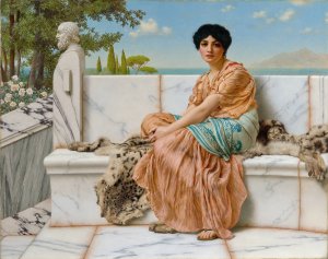 Reverie by John William Godward Oil Painting