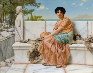 Reverie by John William Godward Oil Painting