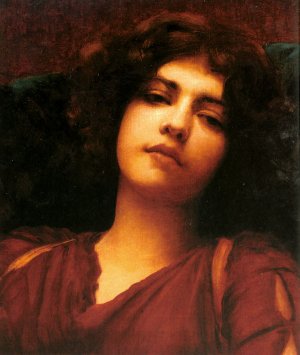 Reverie Study by John William Godward Oil Painting