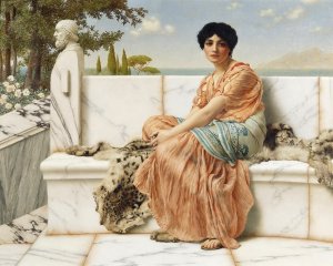 Reverie by John William Godward Oil Painting