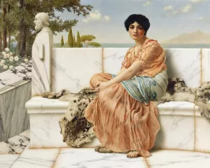 Reverie by John William Godward Oil Painting