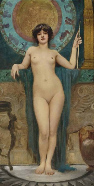 Study Of Campaspe by John William Godward Oil Painting