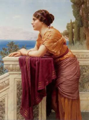 The Belvedere painting by John William Godward