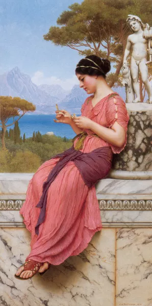 The Love Letter by John William Godward Oil Painting