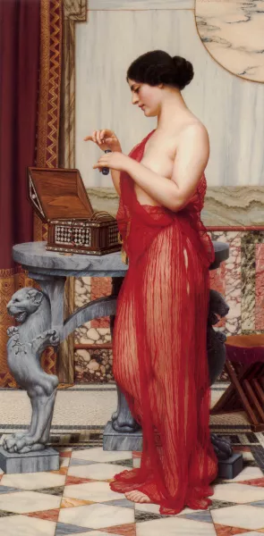 The New Perfume by John William Godward Oil Painting