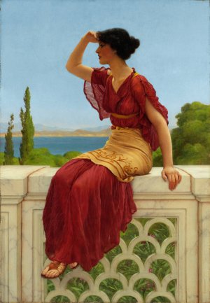 The Signal by John William Godward Oil Painting