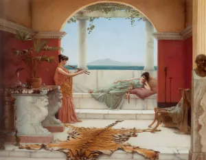 The Sweet Siesta of a Summer Day' painting by John William Godward