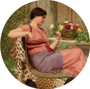 The Time Of Roses Oil painting by John William Godward