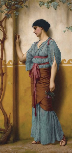 The Trysting Place by John William Godward Oil Painting