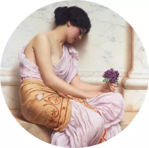 Violets, Sweet Violets by John William Godward Oil Painting