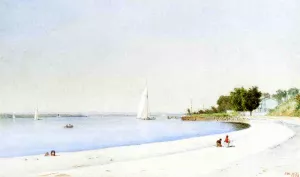 Hudson River at Caldwell by John William Hill Oil Painting