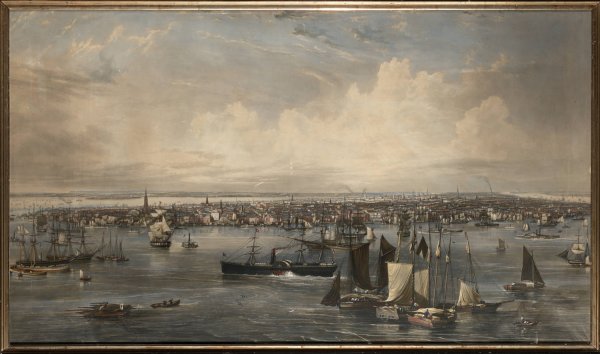Main Product Photo of New York  Painting by John William Hill