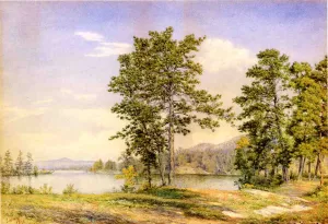 View Looking North Toward High Tor Oil painting by John William Hill