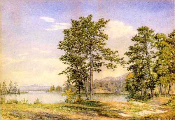 Main Product Photo of View Looking North Toward High Tor Painting by John William Hill