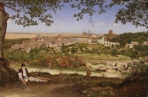 Ariccia, near Rome, Italy by John William Inchbold Oil Painting