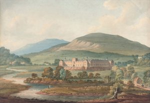 View of an Estate by John William Upham Oil Painting