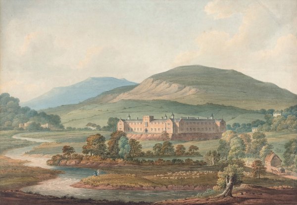 View of an Estate by John William Upham - Hand-Painted Oil Painting Reproduction