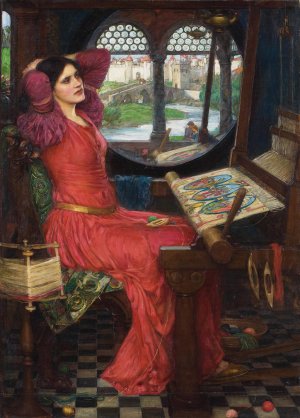 I am Half-Sick of Shadows, said the Lady of Shalott by John William Waterhouse Oil Painting