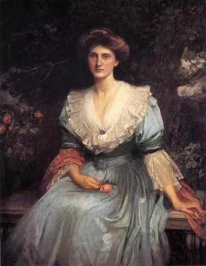 Lady Violet Henderson Oil painting by John William Waterhouse