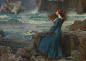 Miranda-The Tempest by John William Waterhouse Oil Painting