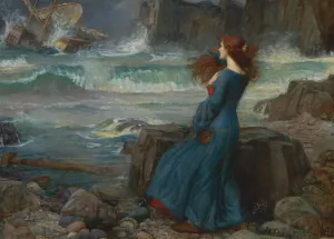 Miranda-The Tempest by John William Waterhouse Oil Painting