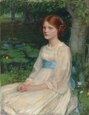 Miss Betty Pollock by John William Waterhouse Oil Painting
