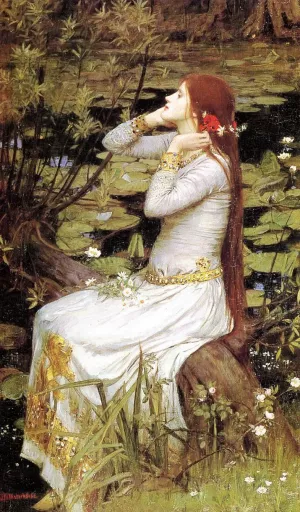 Ophelia II painting by John William Waterhouse