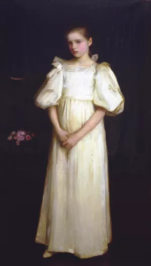 Portrait of Phyllis Waterlo painting by John William Waterhouse