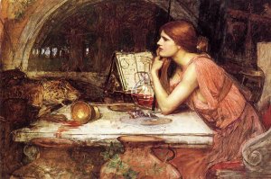 Sketch of Circe by John William Waterhouse Oil Painting