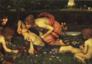 The Awakening of Adonis by John William Waterhouse - Oil Painting Reproduction