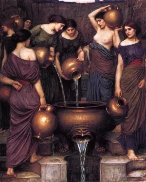 The Danaides painting by John William Waterhouse