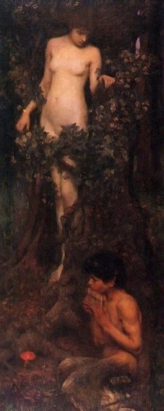 Main Product Photo of The Hamadryad Painting by John William Waterhouse