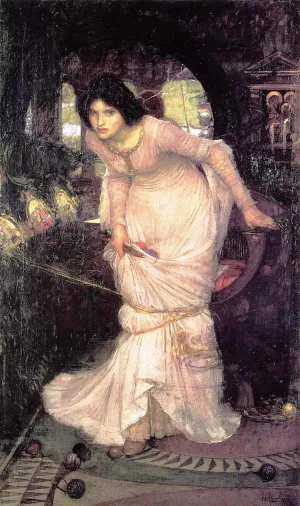 The Lady of Shalott by John William Waterhouse Oil Painting