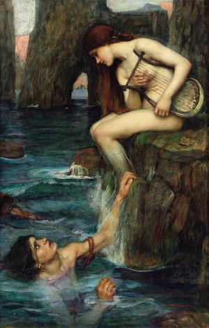 The Siren by John William Waterhouse Oil Painting