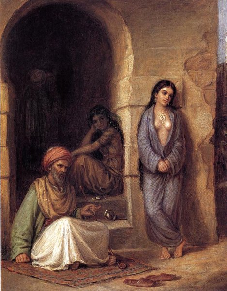 Main Product Photo of The Slave Painting by John William Waterhouse