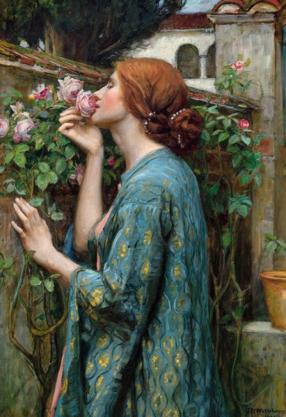 Main Product Photo of The Soul of the Rose  Painting by John William Waterhouse
