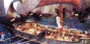 Ulysses and the Sirens by John William Waterhouse Oil Painting