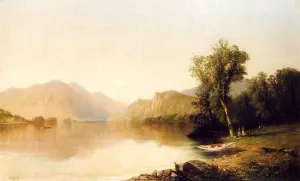 Bolton's Landing, Lake George by John Williamson Oil Painting